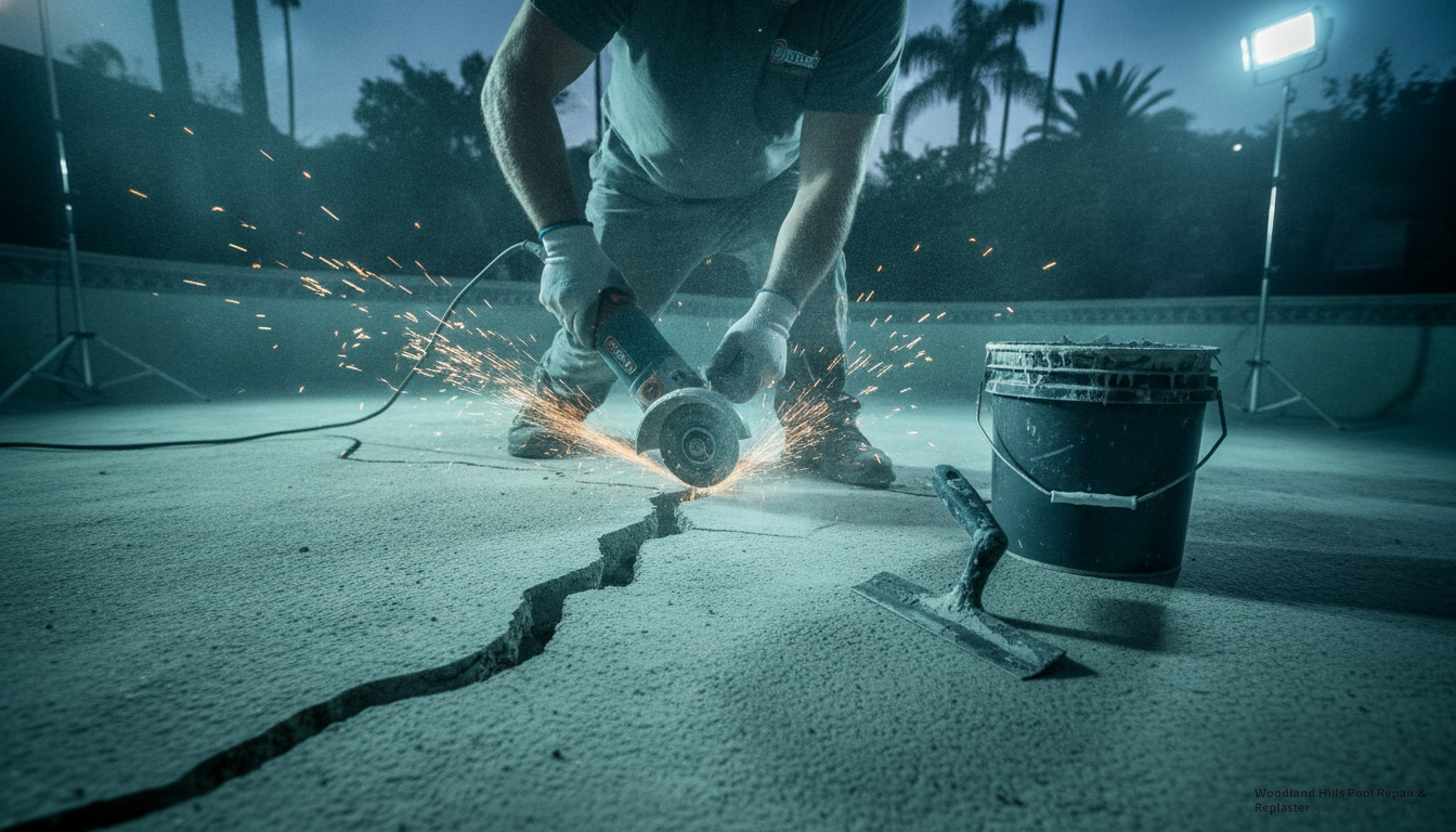 Pool Shell Crack Repair