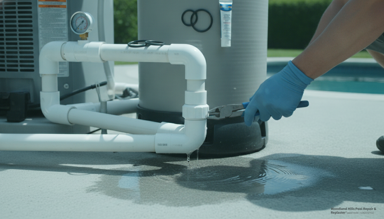 Pool Equipment Pad Leak Repair